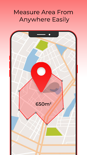 GPS Area Distance Measurement Screenshot 1