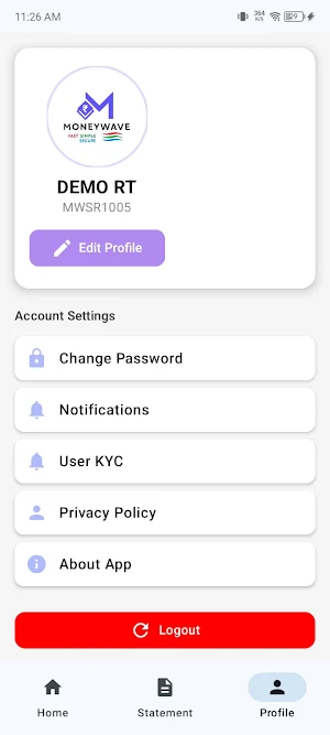MoneyWave Screenshot 0