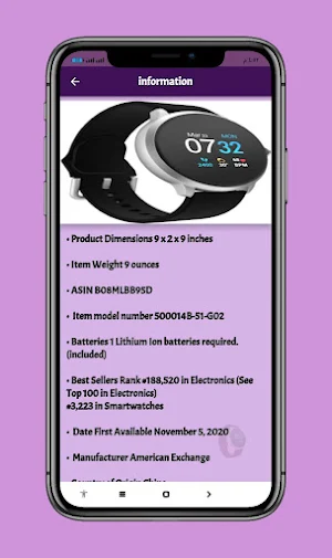 iTouch Sport Smartwatch Guide Screenshot 1
