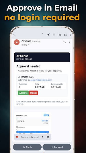 APSense: Expense Reports Screenshot 3