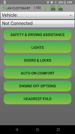 Axxess Bluetooth® Interface Screenshot 0