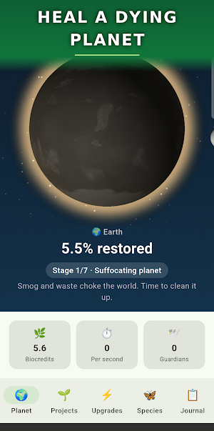 EcoVerse: Idle Planet Healer Screenshot 0