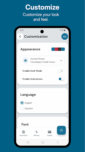 Homebase Credit Union Screenshot 3