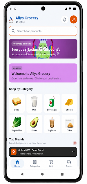 Allys Grocery Screenshot 1