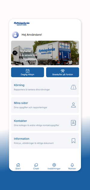 Flyttningsbyrån Halmstad Screenshot 0