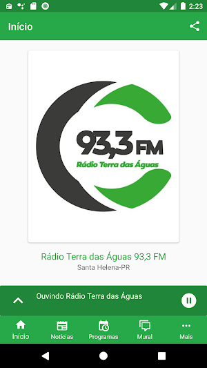 Rádio Terra das Águas 93,3 FM Screenshot 0