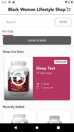 Black Woman LIfestyle Shop Screenshot 1