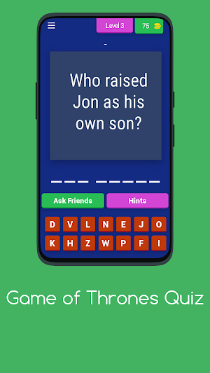 GAME OF THRONES QUIZ Screenshot 3