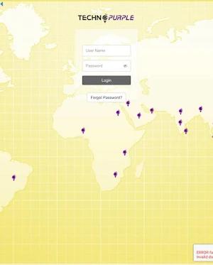 TechnoPurple Vehicle Tracking Screenshot 2