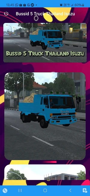 Bussid 5 Truck Thailand Isuzu Screenshot 3