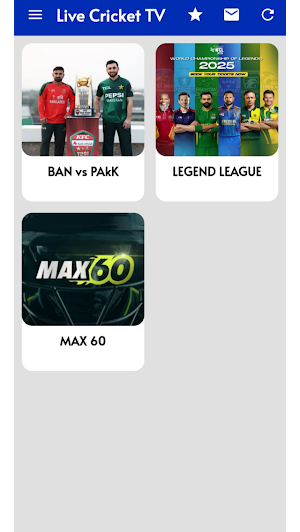 Live Cricket TV 2025 Screenshot 0