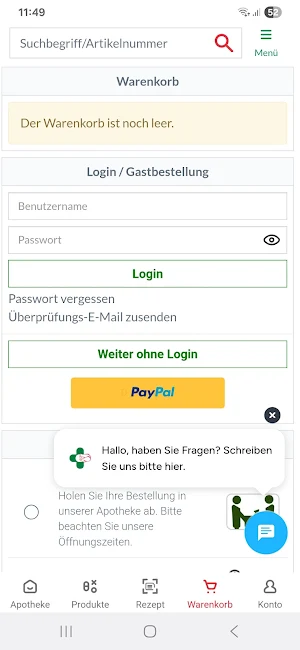 Rosen-Apotheke App Screenshot 3