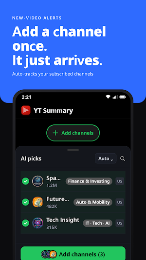 YouTube Digest - YT Summary Screenshot 1