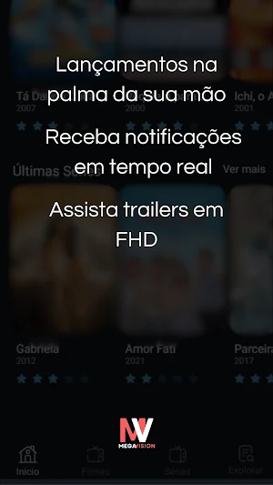 MegaVision - Filmes e Séries Screenshot 1