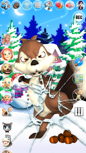 Talking Squirrel Frozen Forest Screenshot 3