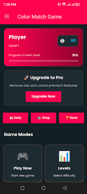 Color Match Game Screenshot 1