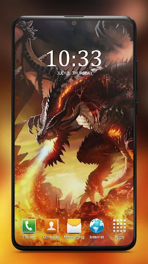 Fire Dragon Wallpaper Screenshot 1