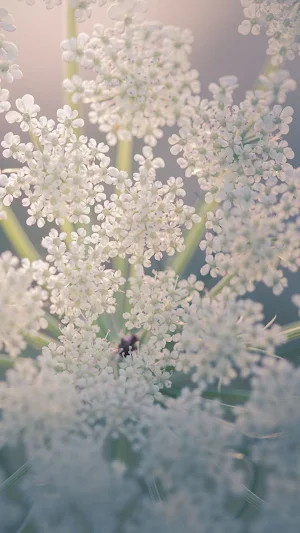 Queen Anne's Lace Wallpaper Screenshot 2