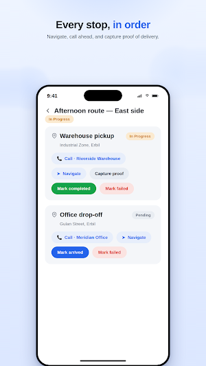 Trackizy Staff Screenshot 1