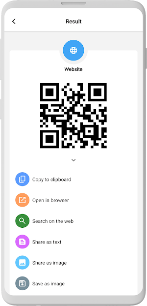 Nego QR Code Scanner Screenshot 1