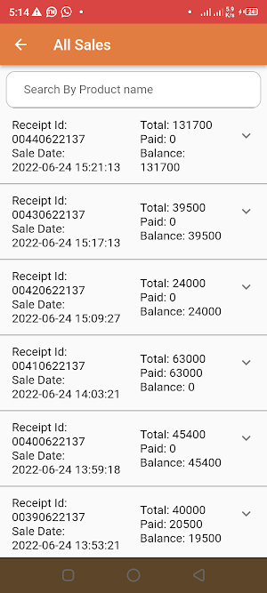 Poscream Sales Screenshot 0