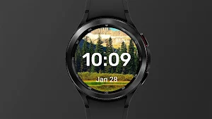 Taiga and Mountains WatchFace Screenshot 2