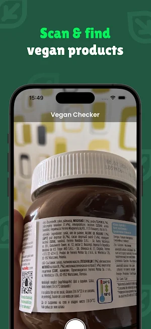 VegCheck - AI Vegan Scanner Screenshot 0