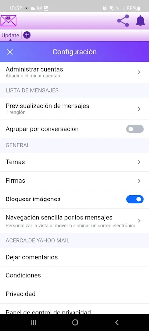 Login App-mail for yahoo Screenshot 0