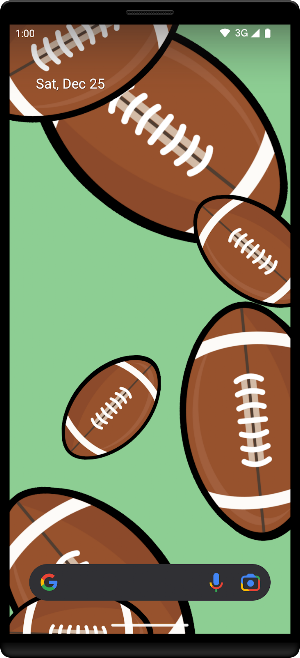 Footballs Live Wallpaper Screenshot 2