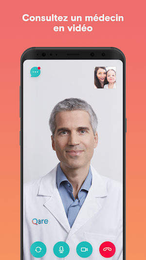 Qare - Consultez un médecin en vidéo 7 jours / 7 Screenshot 0