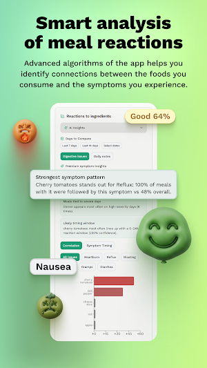 FoodTrace: Symptom & Food Log Screenshot 2