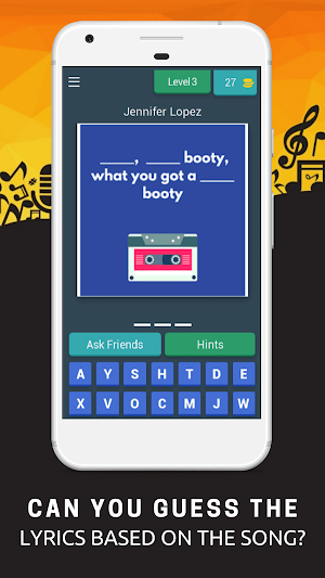Finish The Song Lyrics Quiz Screenshot 2