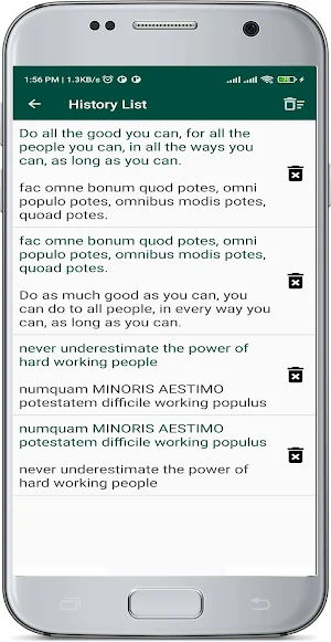 English Latin Translate Screenshot 3