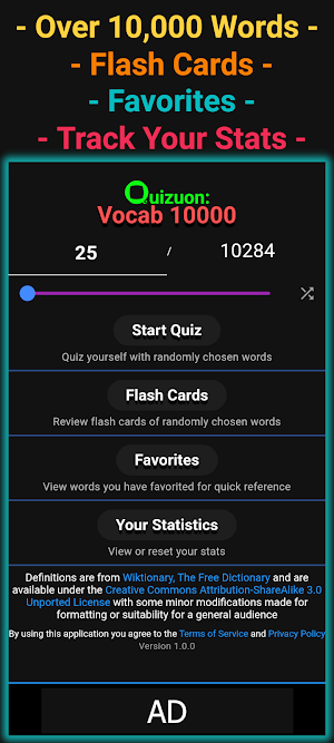 Quizuon: Vocab 10,000 Screenshot 0
