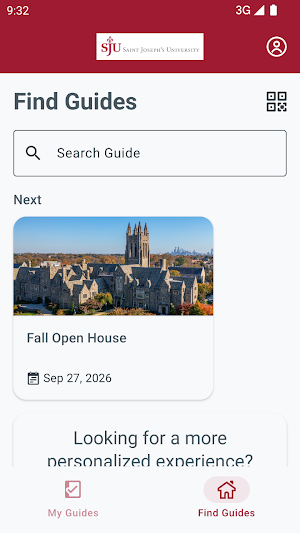 St. Joe's Event Schedule Screenshot 1
