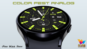 Colorfest Analog Watch Face Screenshot 3