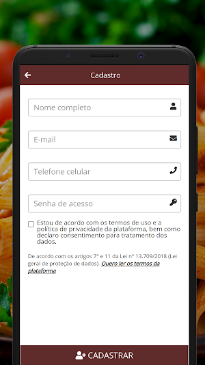 Cantina Caseira Screenshot 2