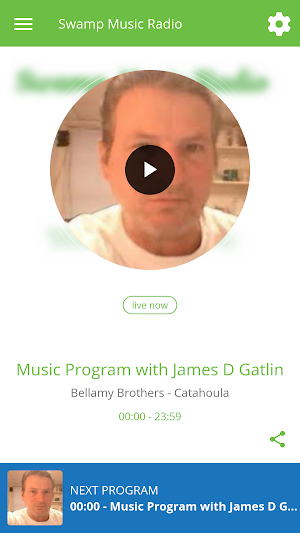 Swamp Music Radio Screenshot 0