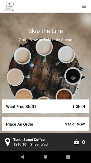 Tenth Street Coffee Screenshot 1