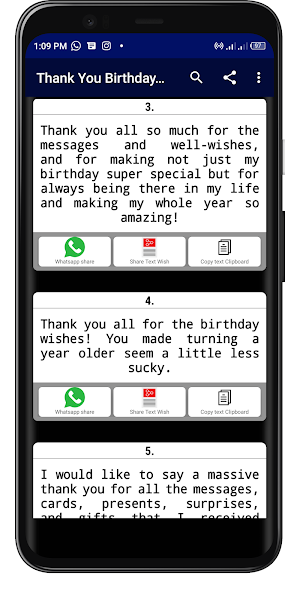 Myself Birthday Wishes Screenshot 3