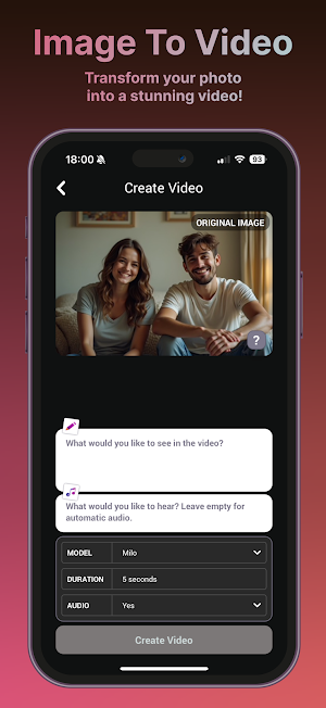 AI Video Generator: PixMotion Screenshot 0