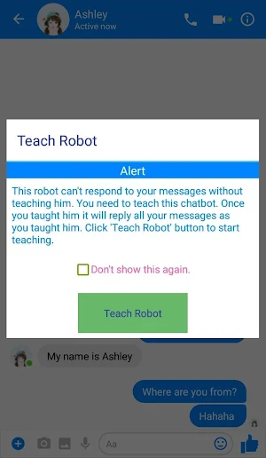 Fake Chat Conversation Chatbot Offline Screenshot 2