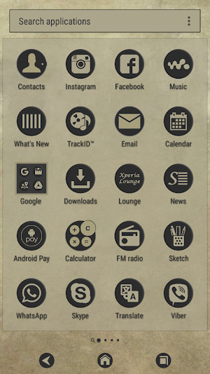shadowy | Xperia™ Theme + icons Screenshot 1