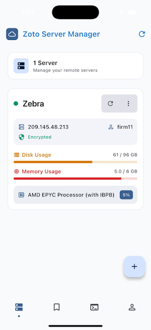 Zoto Server Manager Screenshot 0