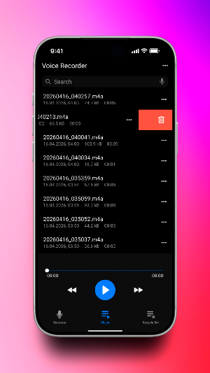 Alright Voice Recorder Screenshot 1