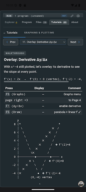 R47 RPN Calculator & Explorer Screenshot 1