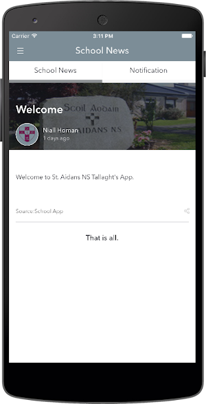 St. Aidans NS Tallaght Screenshot 1