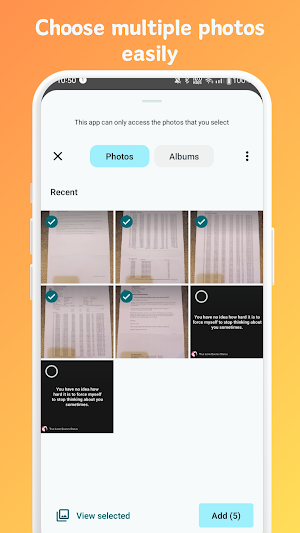 Photo to PDF converter Screenshot 1
