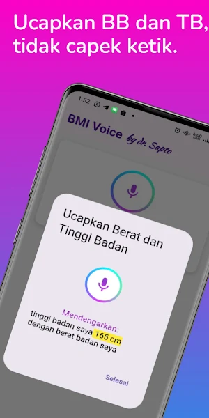BMI Voice Screenshot 0