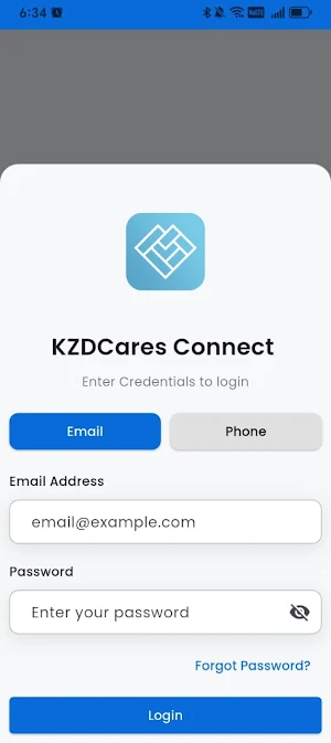 KZDCares Connect Screenshot 1